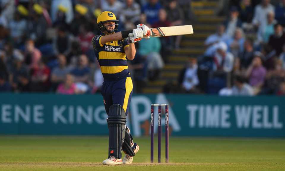 Aneurin Donald was named Man of the Match for his rapid fifty, Glamorgan v Hampshire, NatWest T20 Blast, South Group, Cardiff, June 3, 2016