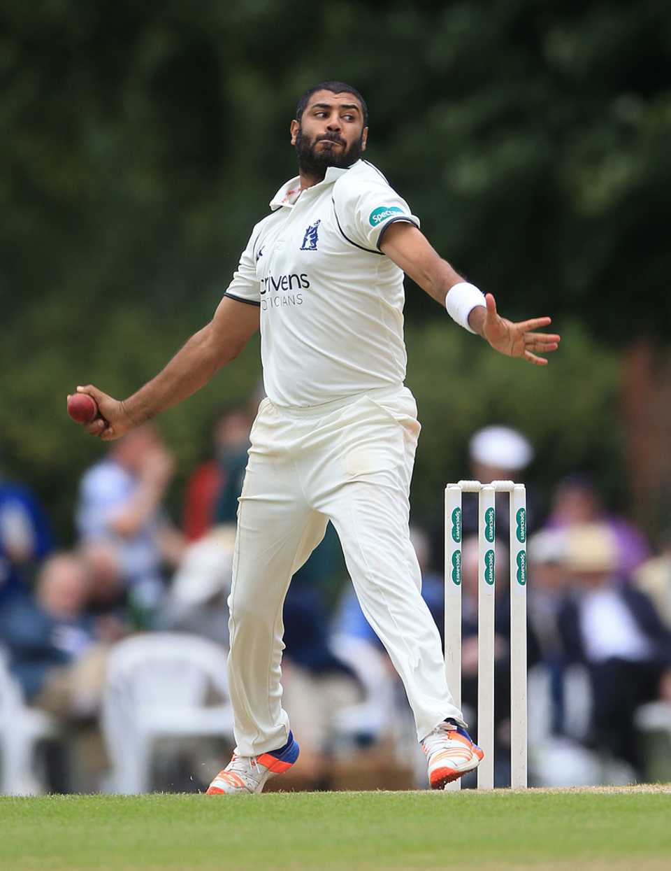 Jeetan Patel took a ten-wicket match haul to rout Surrey