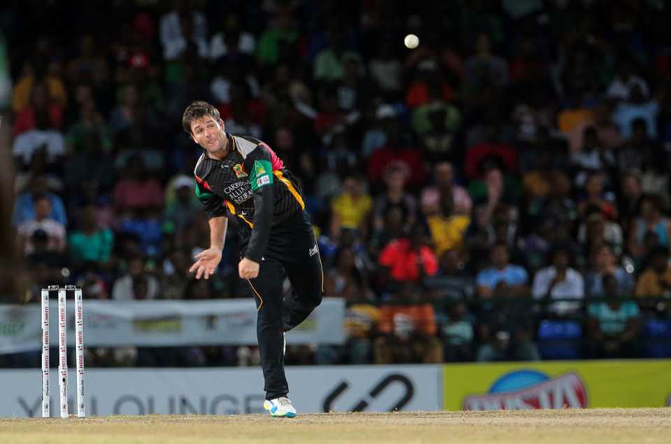 JJ Smuts has a bowl in the CPL