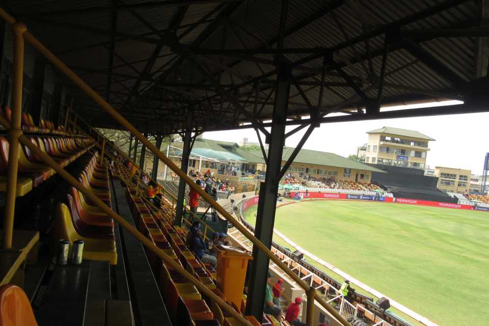 The western grandstand at Willowmoore Park