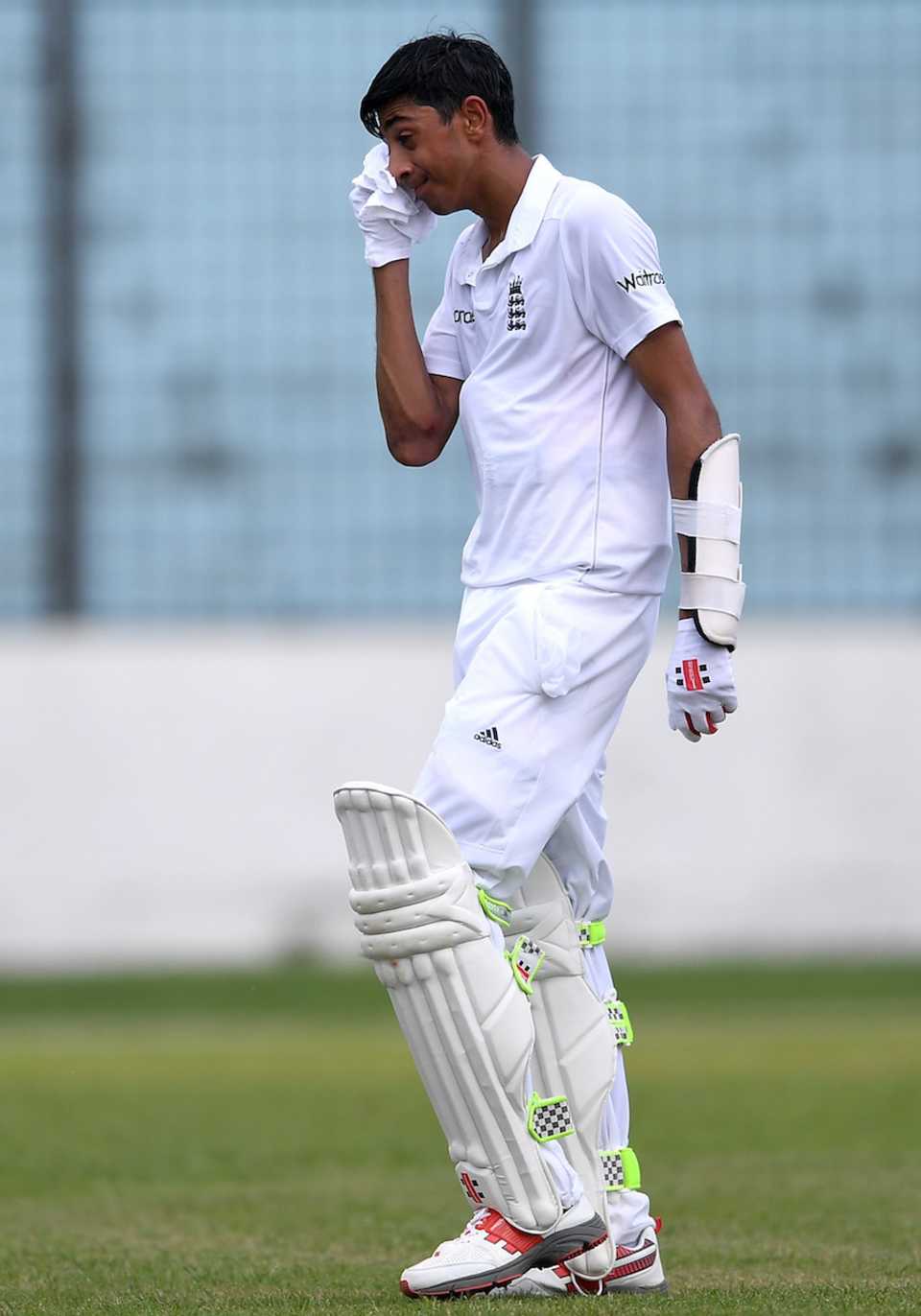 Haseeb Hameed was dismissed for 16, BCB XI v England XI, Chittagong, 2nd day, October 15, 2016