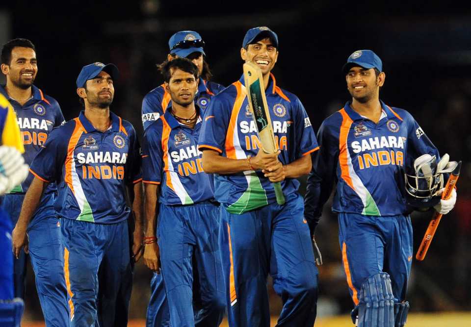 India walk off a satisfied bunch after sealing victory, Asia Cup, final, Dambulla, June 24, 2010