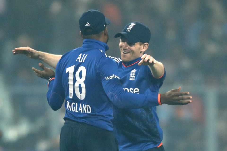 Eoin Morgan finally had reasons to smile, India v England, 3rd ODI, Kolkata, January 22, 2017