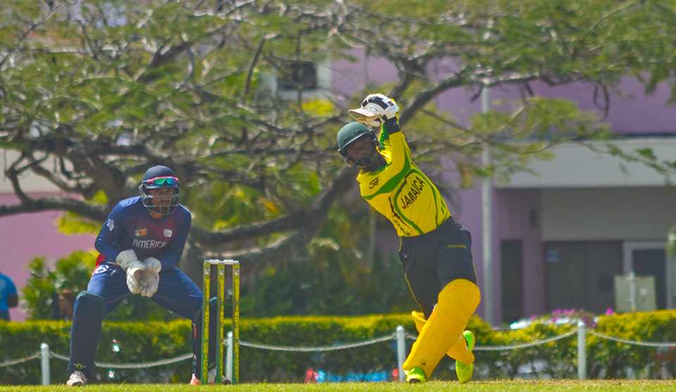 Andre McCarthy helped Jamaica recover with 63 off 87 balls, ICC Americas v Jamaica, WICB Regional Super 50 2016-17, Bridgetown, February 1, 2017