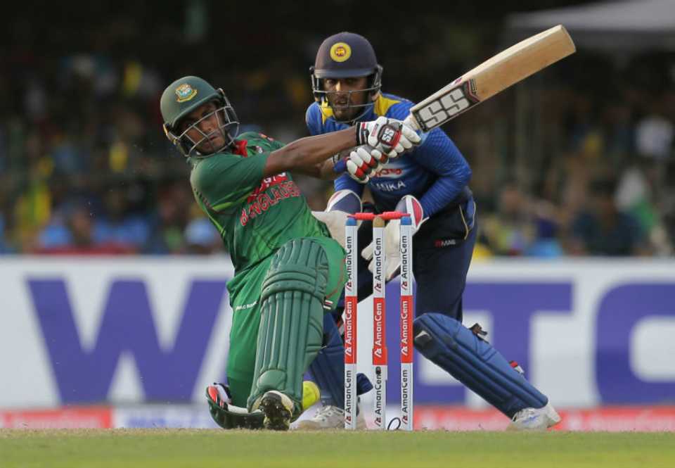 Mehedi Hasan brought up his maiden ODI fifty, Sri Lanka v Bangladesh, 3rd ODI, Colombo, April 1, 2017