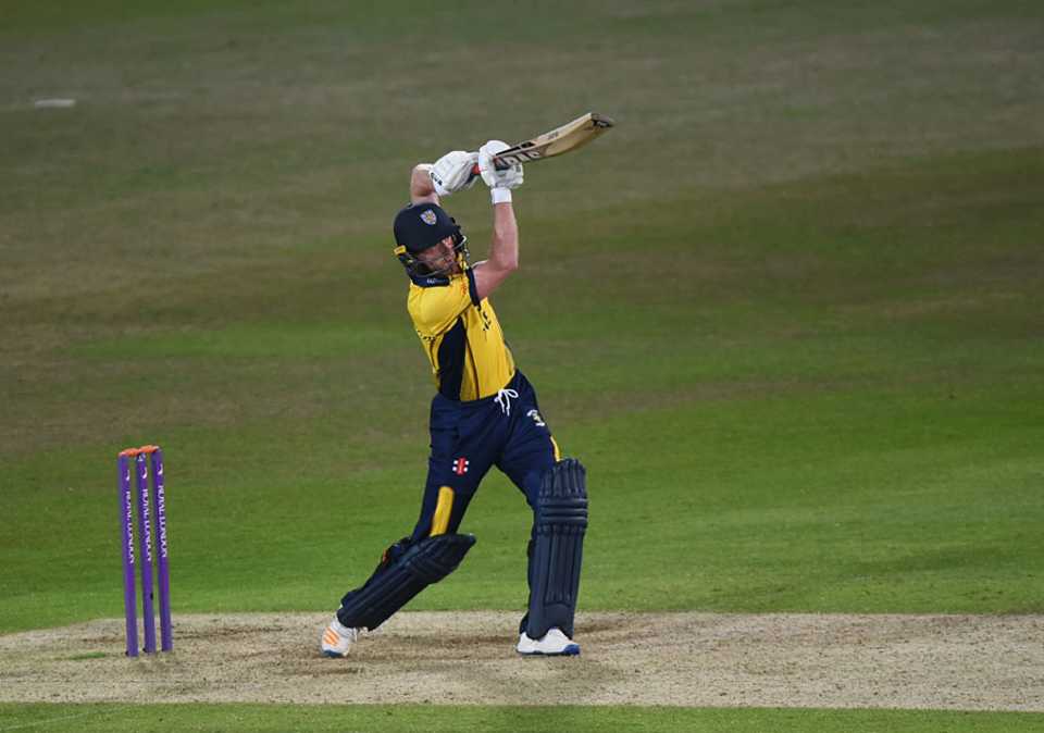 Paul Collingwood goes over the off side