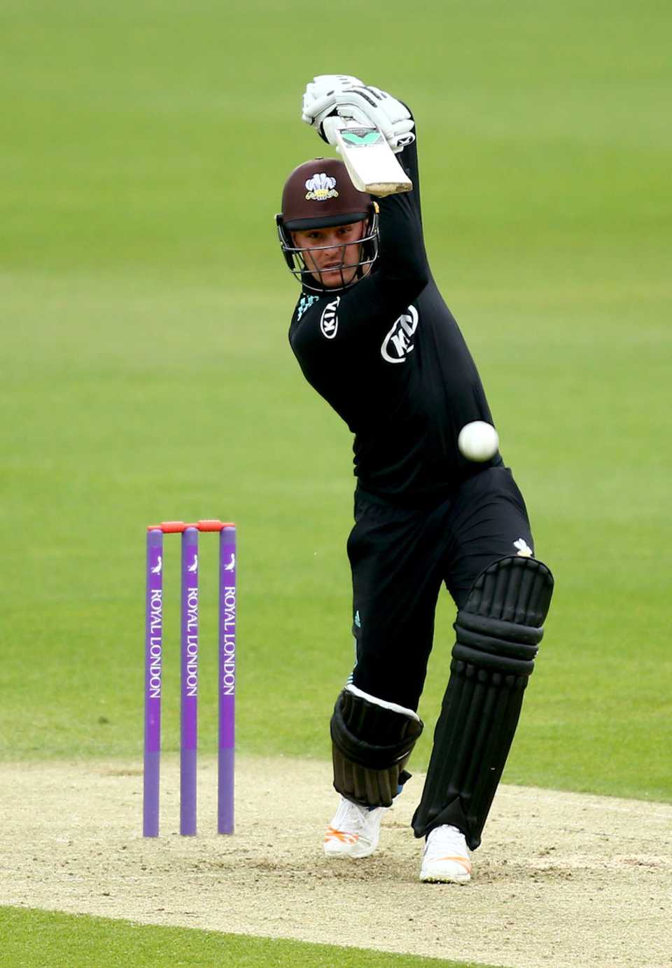 Jason Roy struck a run-a-ball 44 for Surrey, Surrey v Kent, Royal London Cup, Kia Oval, May 12, 2017