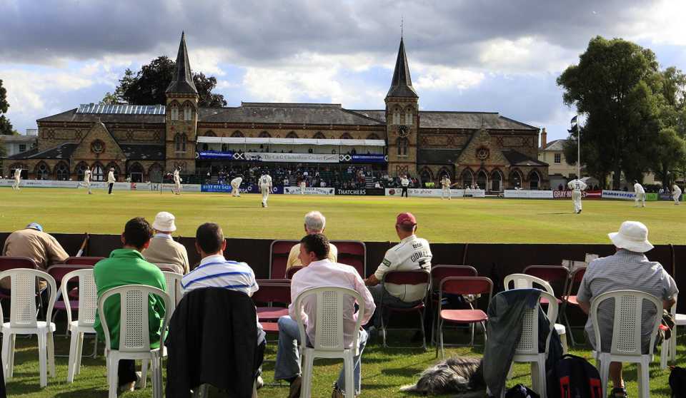 A general view of play in Cheltenham College, County Championship Division Two, Cheltenham, August 4, 2010