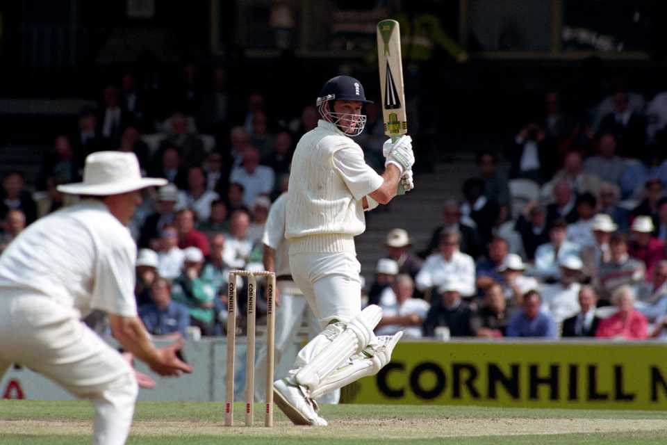 Graeme Hick bats, England v South Africa, 3rd Test, The Oval, day four, August 21, 1994