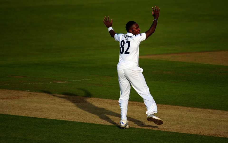 Fidel Edwards struck twice late in the day
