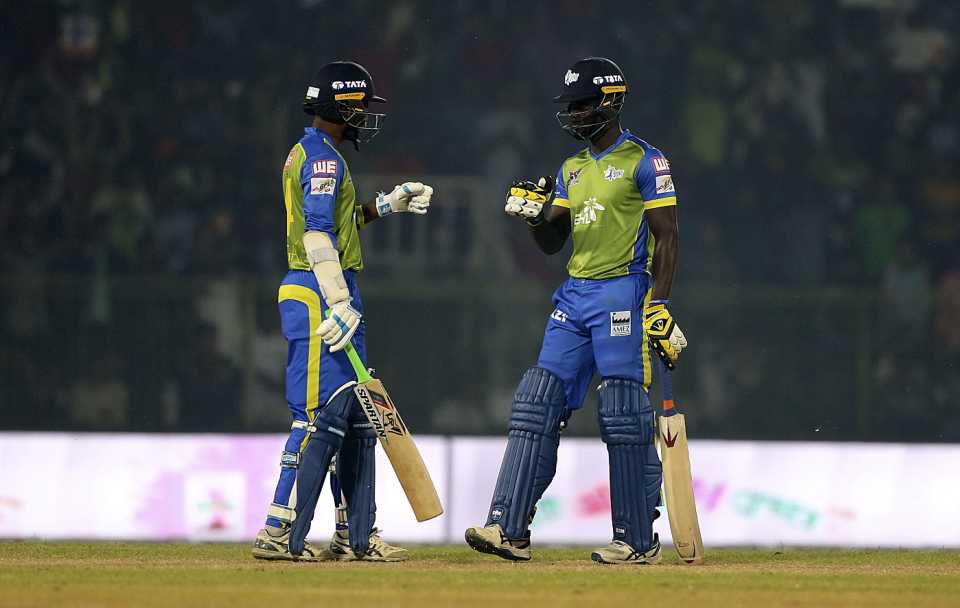 Upul Tharanga and Andre Fletcher have a chat 