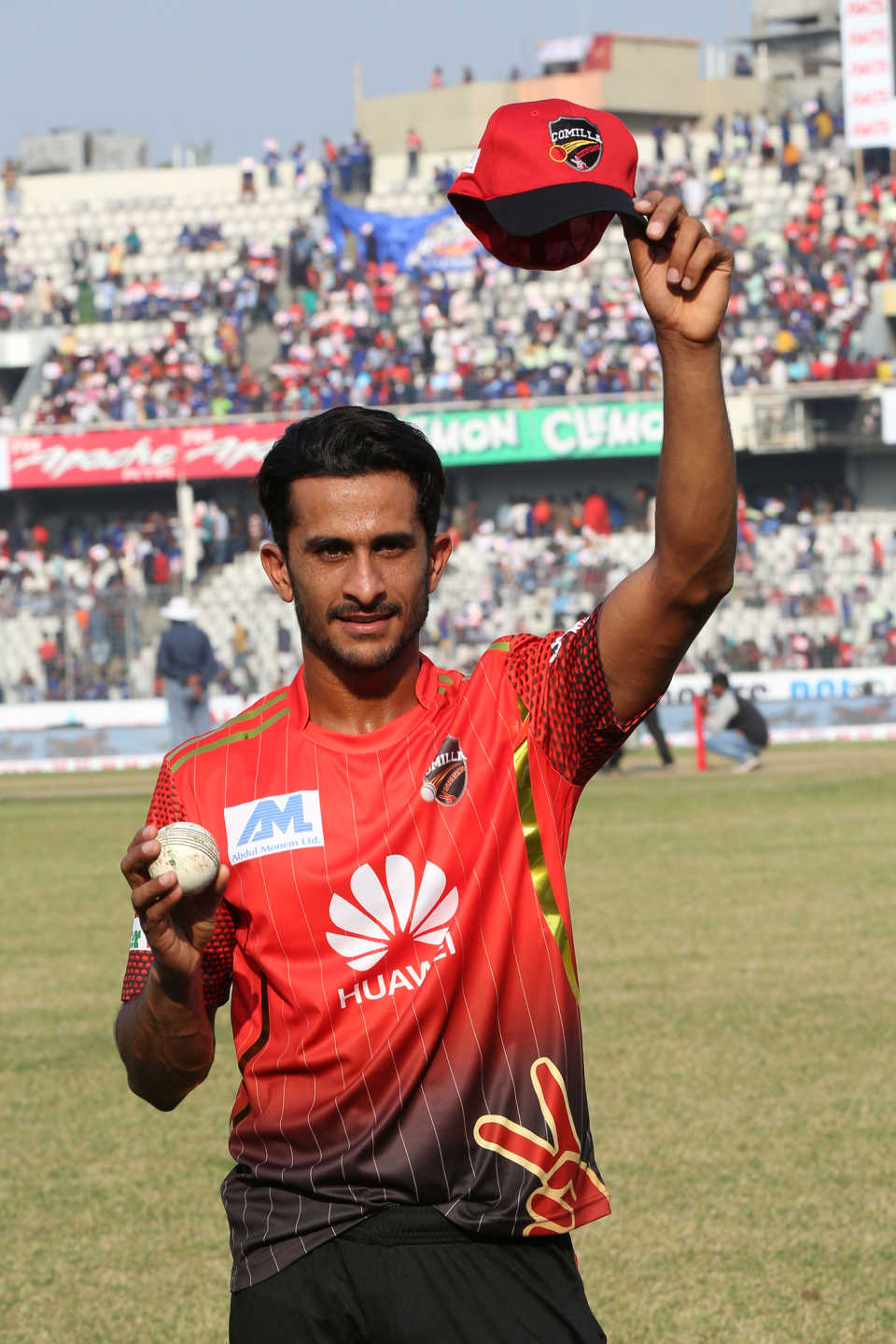 Hasan Ali bagged a five-for for Comilla Victorians
