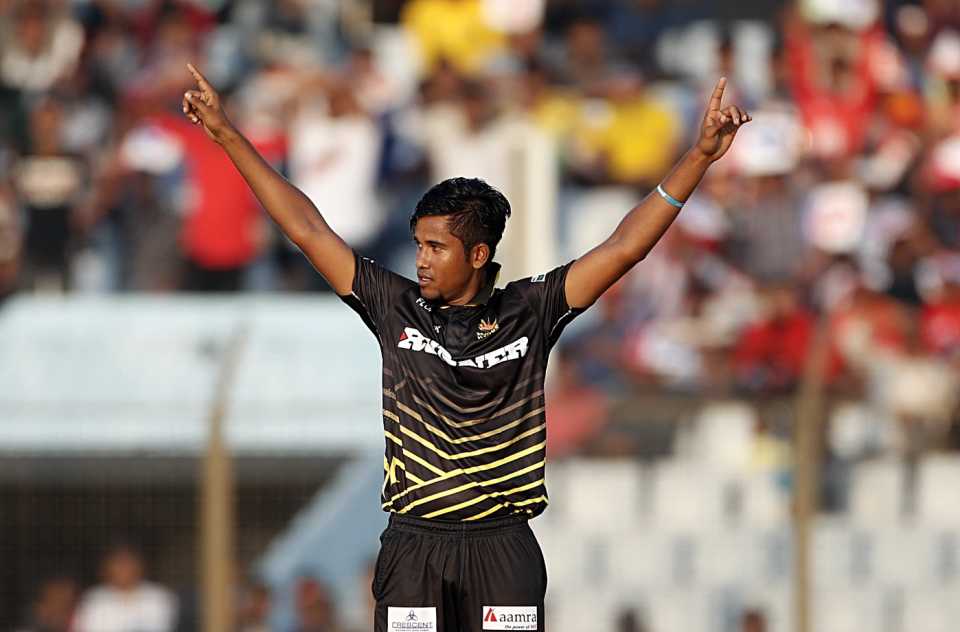 Qazi Onik took a four-wicket haul on debut
