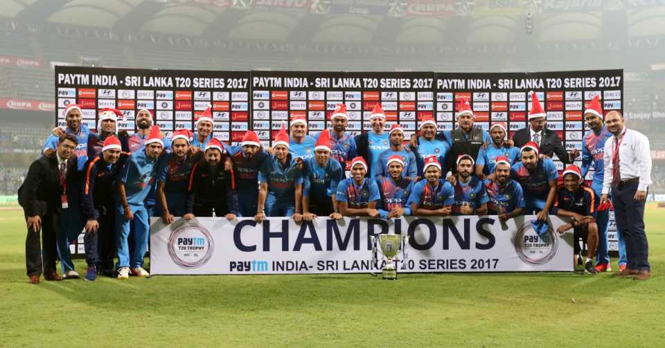 India completed their home season with another clean sweep, India v Sri Lanka, 3rd T20I, Mumbai, December 24, 2017