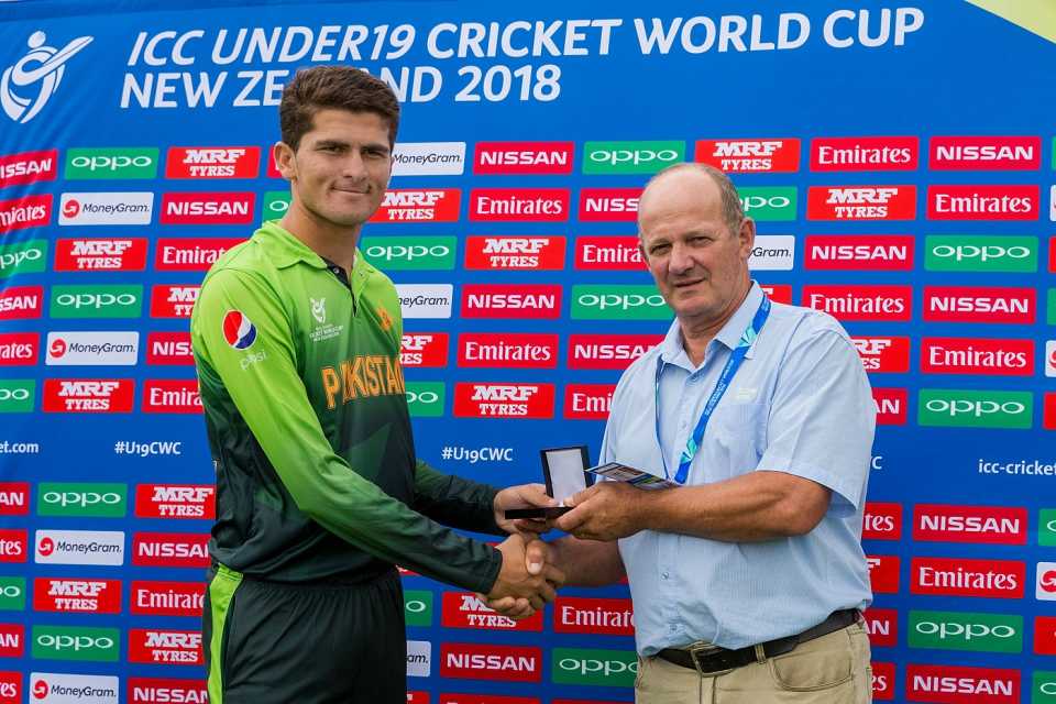 Shaheen Afridi's six wickets sent Ireland clattering to 97 all out, Ireland v Pakistan, Under-19 World Cup 2018, Whangarei, January 16, 2018