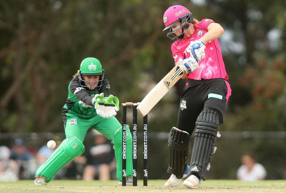 Ellyse Perry directs one to the off side