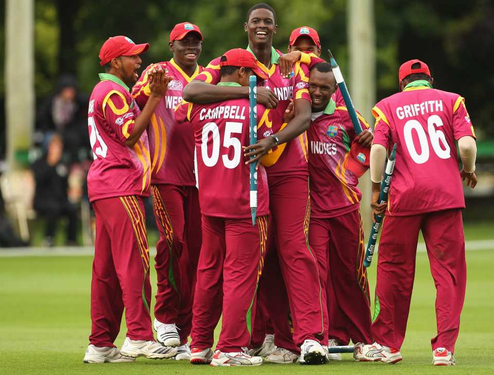 Jason Holder took a five-for in West Indies Under-19s win over England