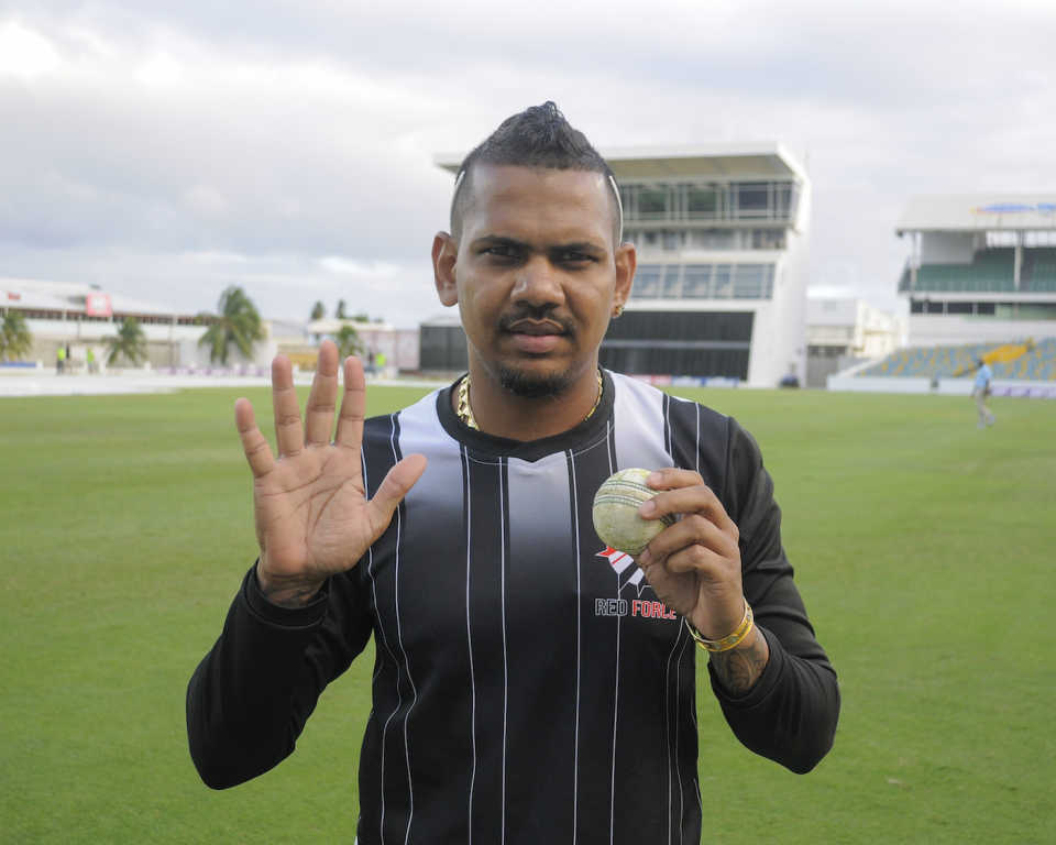Sunil Narine finished with 5 for 10