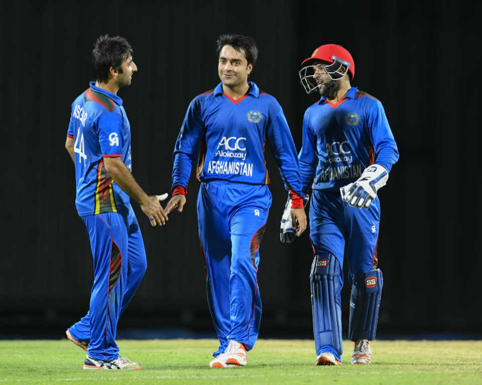 Rashid Khan was twice on a hat-trick during his seven-wicket haul