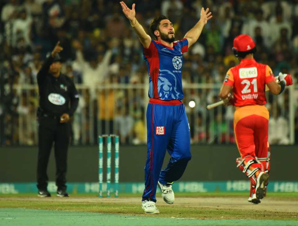Usman Khan took four Islamabad wickets