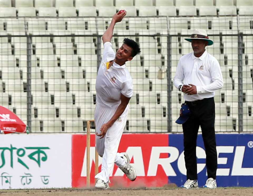 Yeasin Arafat hits his delivery stride