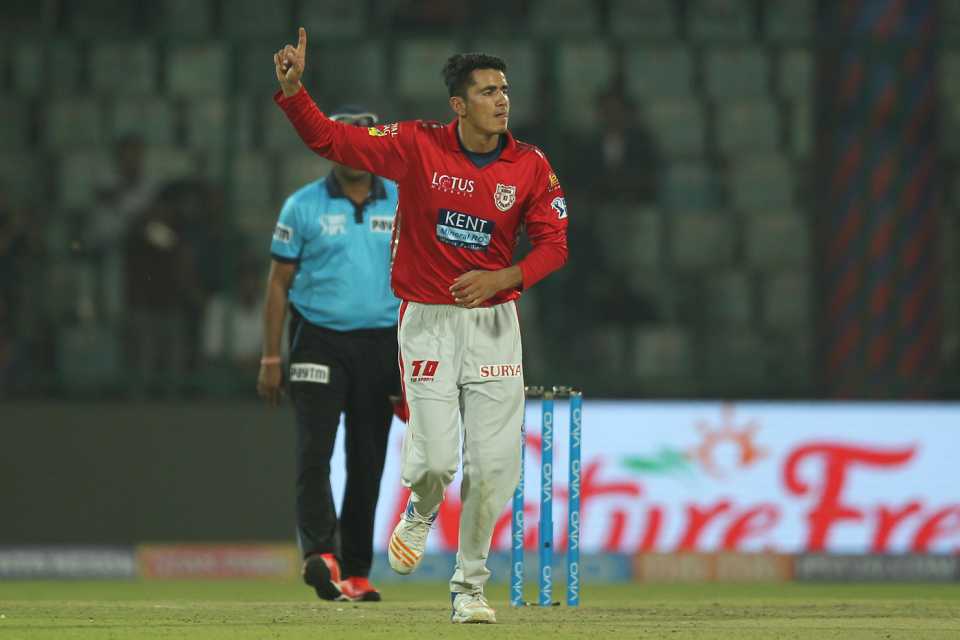 Mujeeb Ur Rahman rejoices upon picking up a wicket