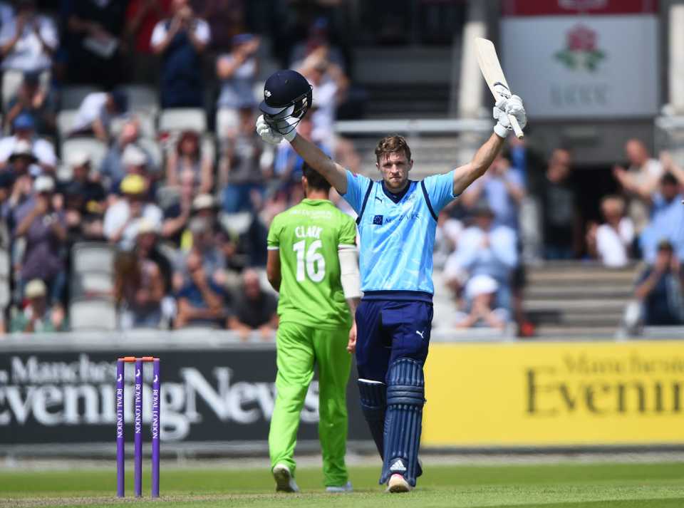 David Willey hammered a 79-ball ton