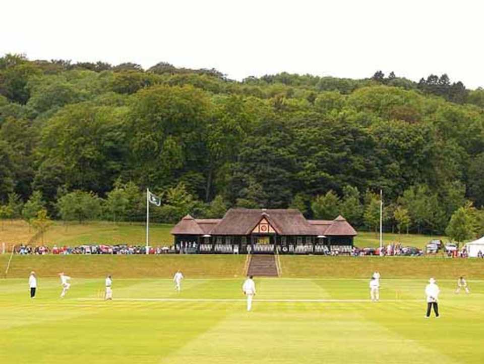 A view of the very beautiful Wormsley ground