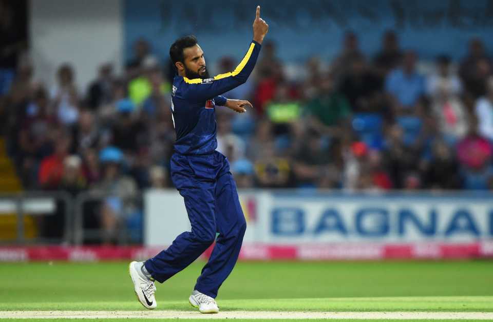 Adil Rashid ended a tumultuous week in wicket-taking form