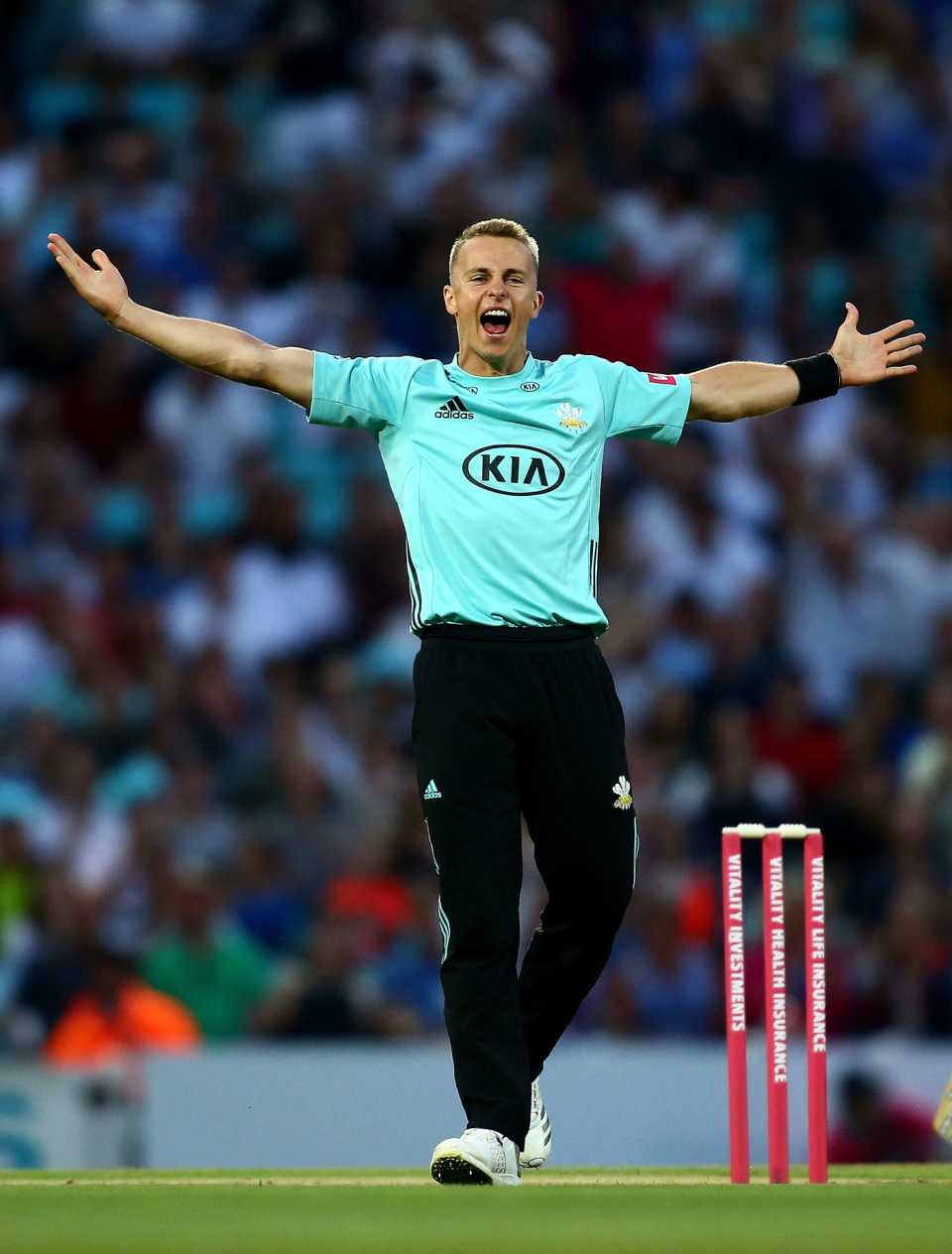 Tom Curran was in the wickets on his comeback from injury