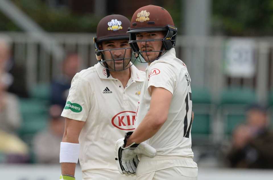 Rory Burns and Dean Elgar plot a good day for Surrey