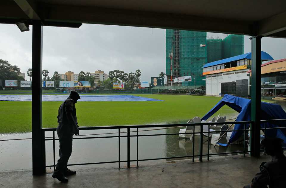 No chance of cricket: England's second warm-up match was washed out