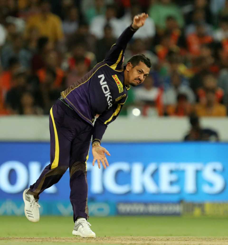 Sunil Narine was KKR's joint highest wicket-taker of IPL 2018 with 17 wickets