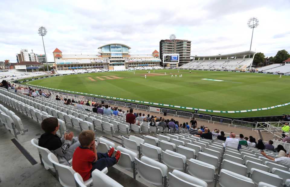 Empty seats in the stands during play, Day Five, Specsavers Third Test, England v India, Trent Bridge, Nottingham, August 22, 2018