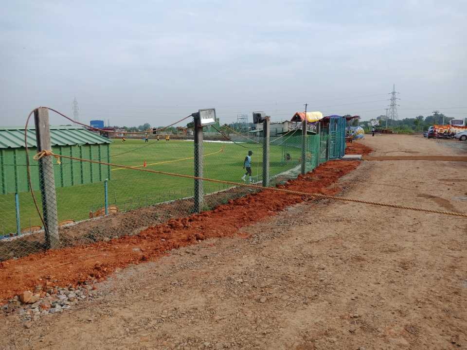 The fencing and surroundings of the CAP Siechem Ground