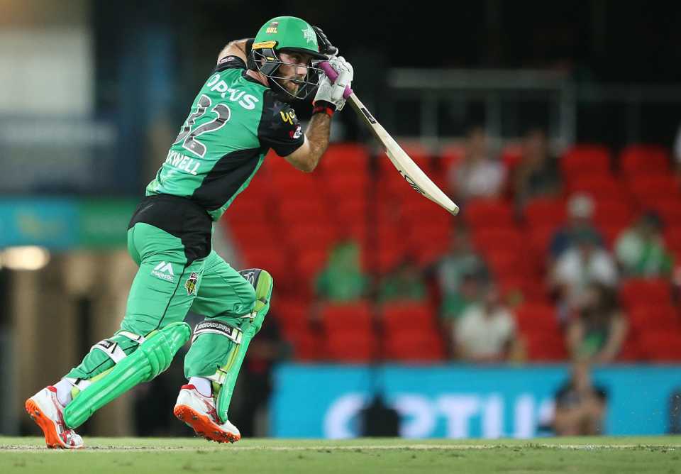 Glenn Maxwell steers one onto the off-side