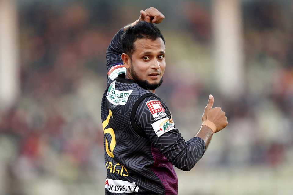Arafat Sunny took three for eight against Dhaka Dynamites
