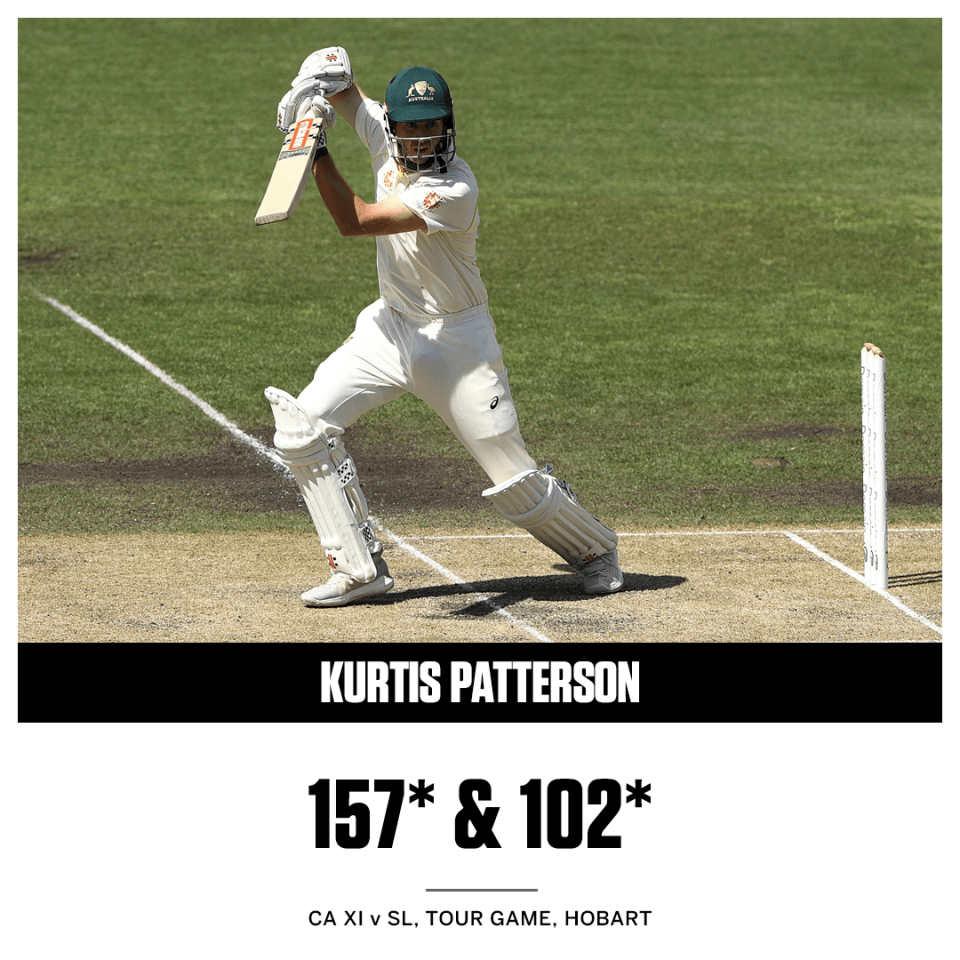 Kurtis Patterson's recent form