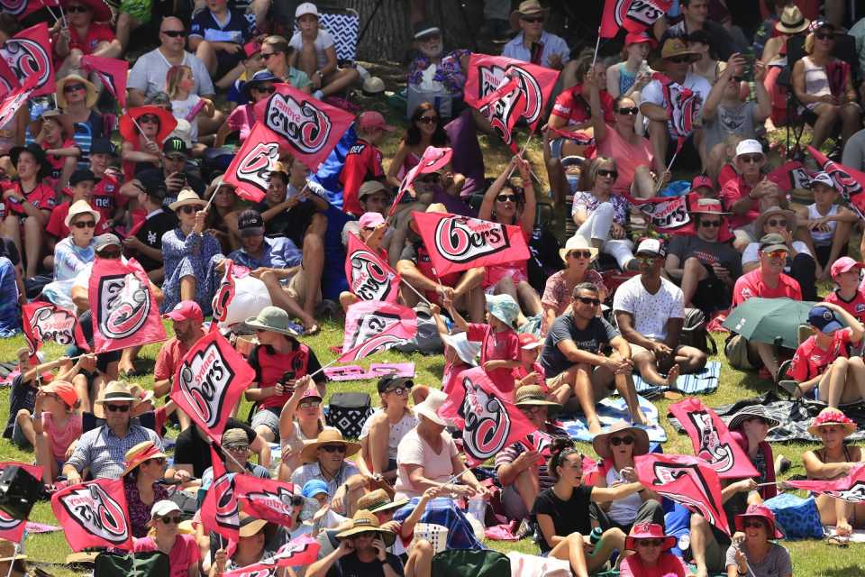 The Drummoyne Oval was packed for the final, Sydney Sixers v Brisbane Heat, Women's Big Bash League 2018-19, final, Sydney, January 26, 2019