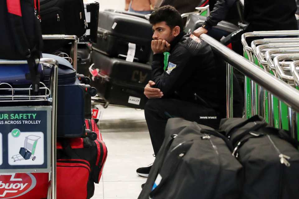 The Bangladesh team left Christchurch on Saturday