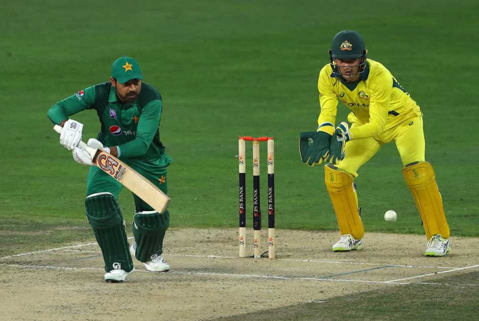 Haris Sohail put up some resistance, 5th ODI, Pakistan v Australia, Dubai International Stadium, March 31, 2019