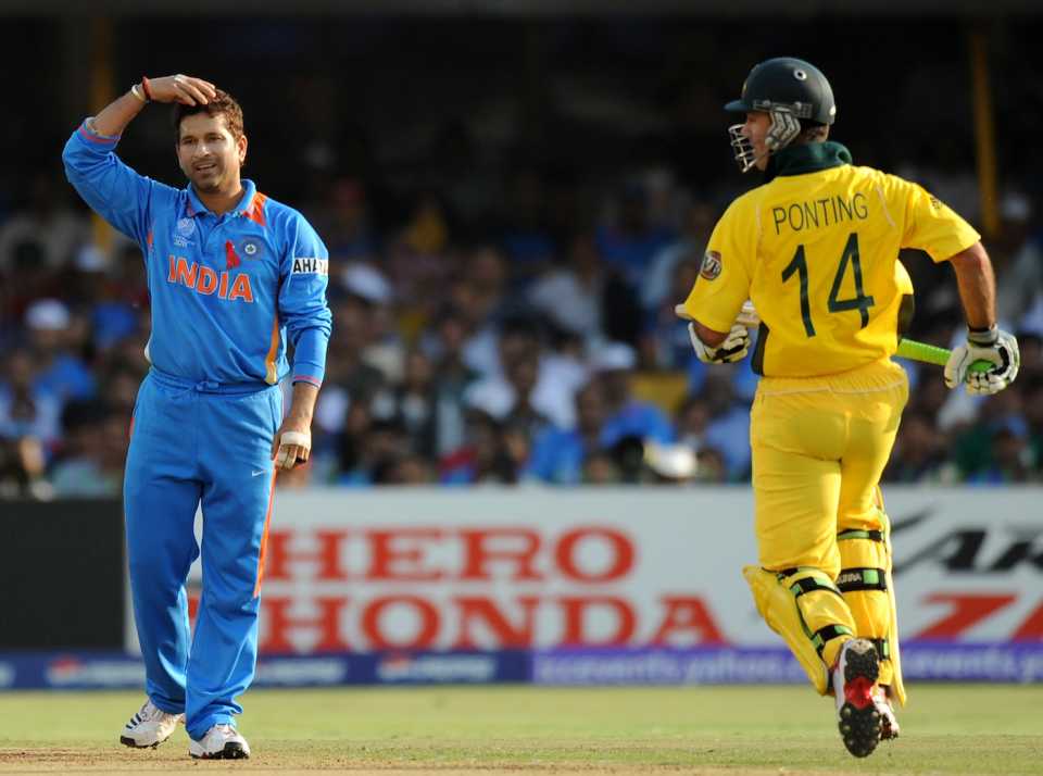 Sachin Tendulkar and Ricky Ponting are veterans of 45 and 46 World Cup matches, respectively