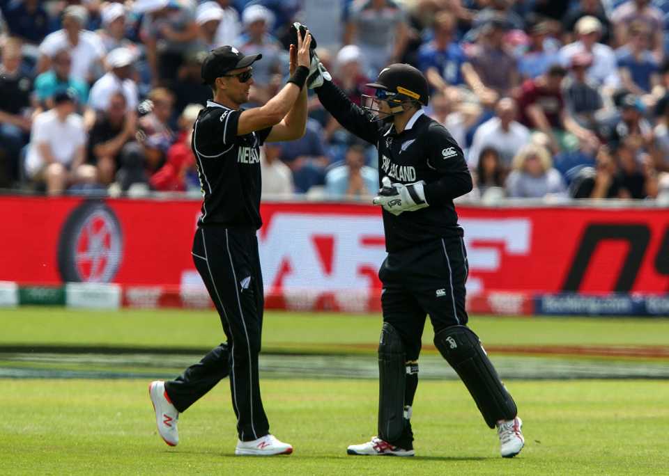 Trent Boult only took one wicket but helped set the tone in the field