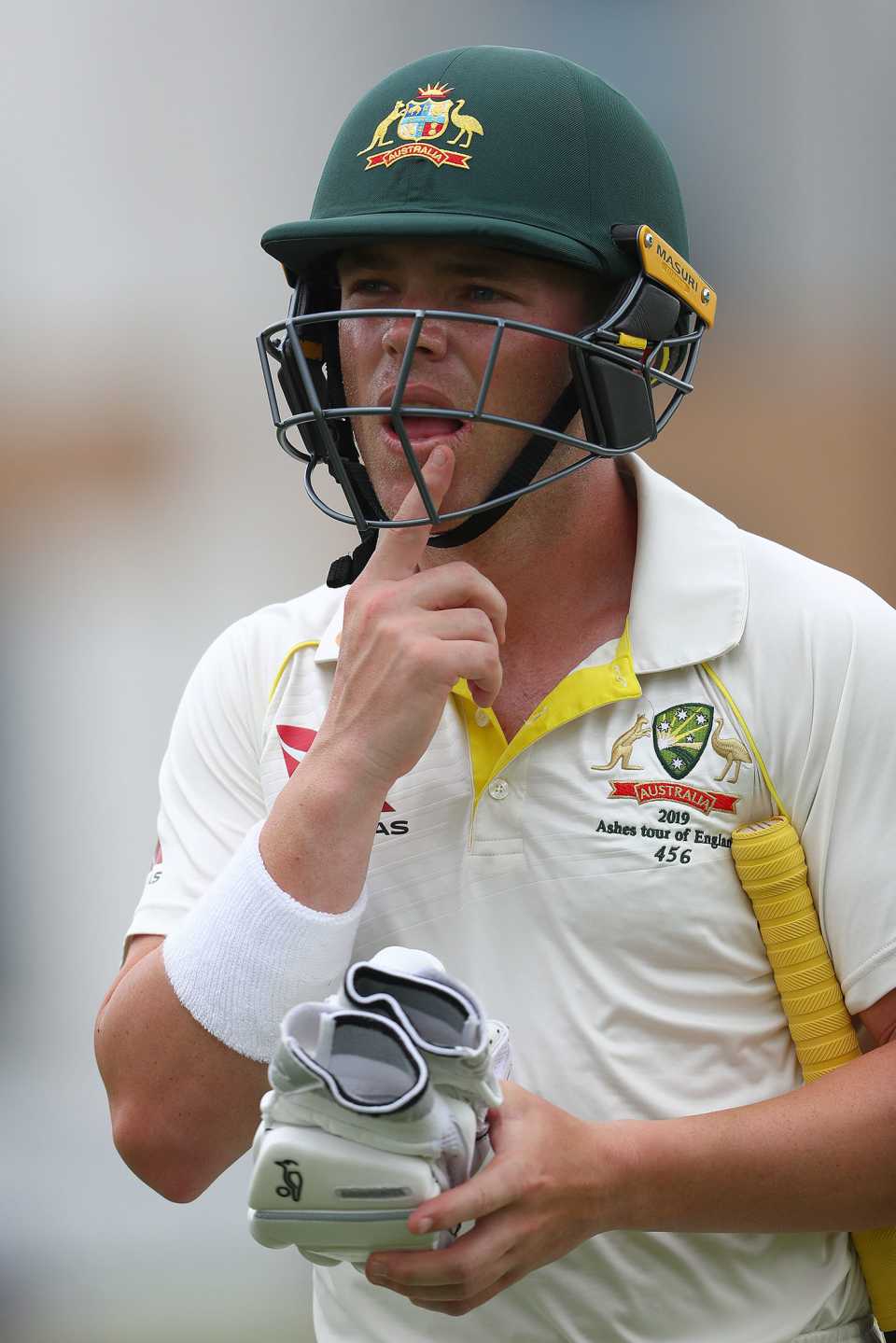 Marcus Harris couldn't convert his fifty, Worcestershire v Australians, Tour Match, Day 3, August 9, 2019
