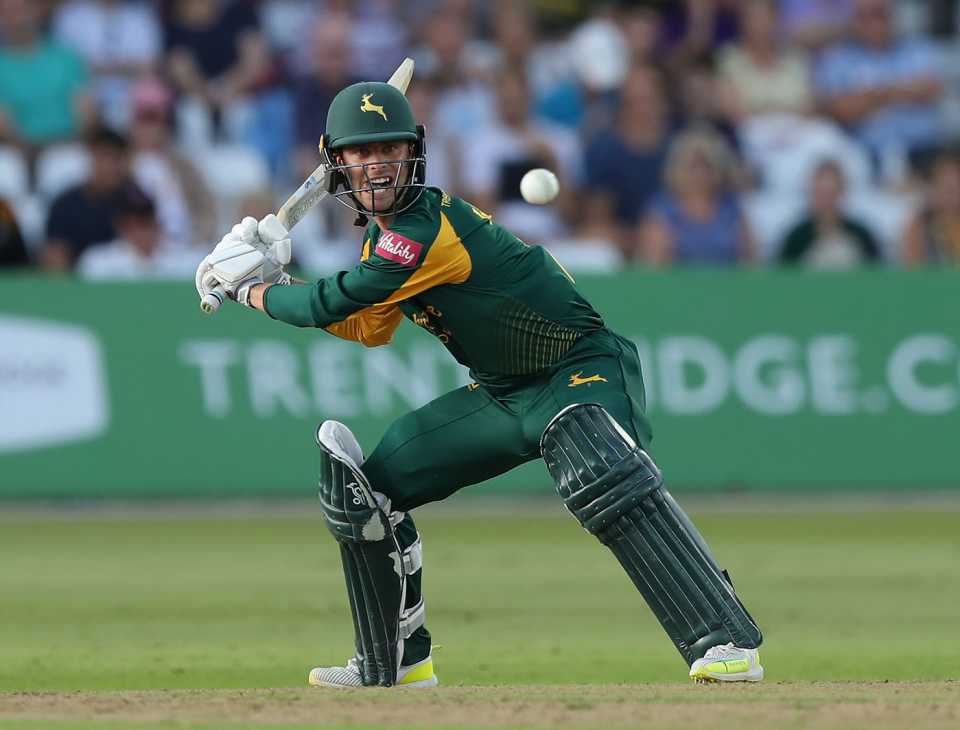 Jake Libby plays a more important role for Notts than his one innings suggests, Derbyshire v Nottinghamshire, Vitality T20 Blast, North Group, Derby, July 13, 2018