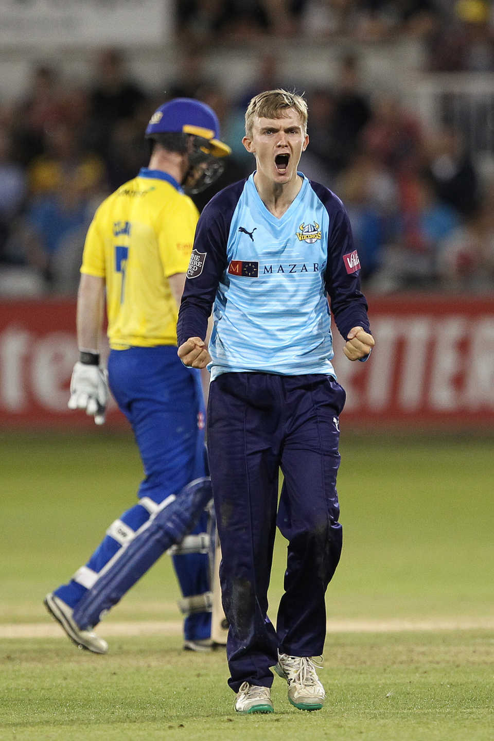 Jack Shutt claimed a five-wicket haul, Durham v Yorkshire, Vitality Blast, North Group, August 23, 2019