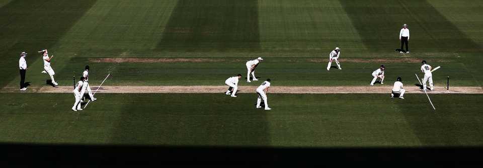 A general view of the Shield game at the MCG, Victoria v Western Australia, Sheffield Shield, Melbourne, December 10, 2018