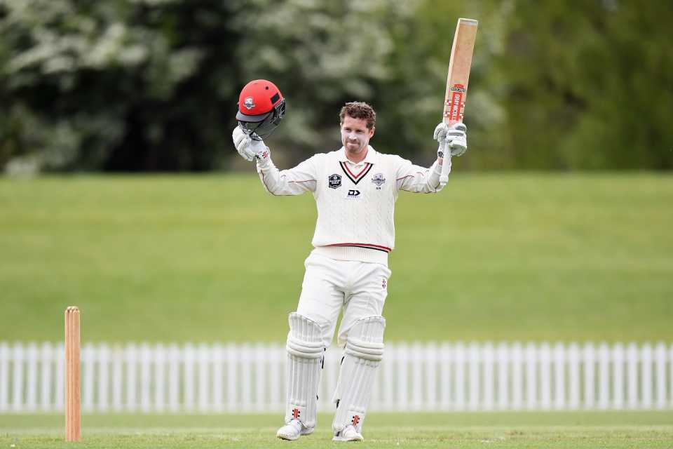Henry Nicholls opened the Plunket Shield with a century against Northern Districts