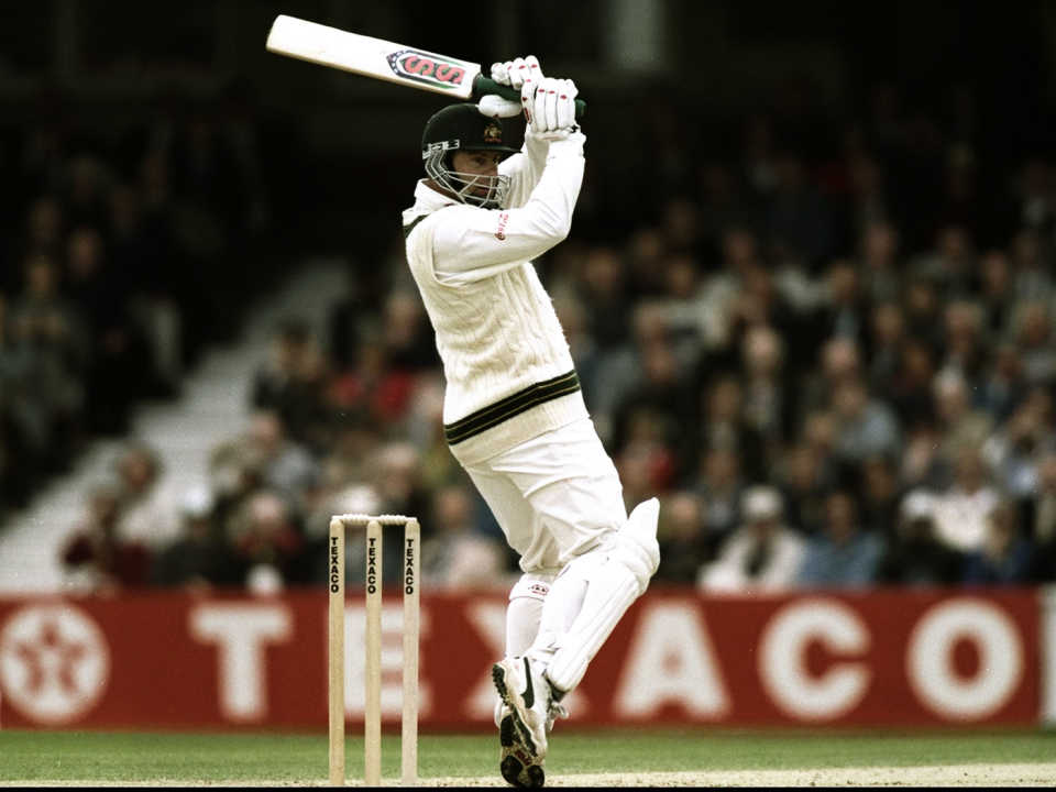 Mark Taylor pulls, England v Australia, Texaco Trophy, 2nd ODI, The Oval, May 24, 1997