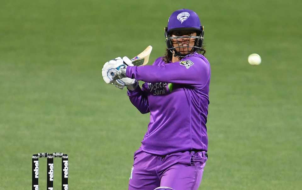 Chloe Tryon almost carried Hobart Hurricanes to victory